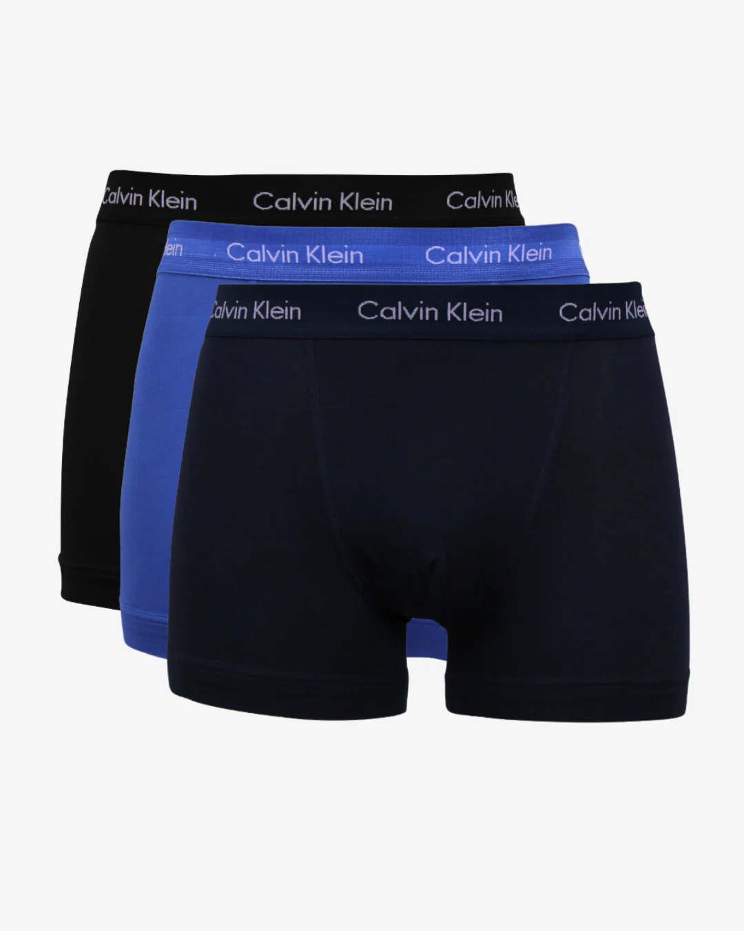 Calvin Klein Underbukser 3 pak -  Sort/Blå/Cobalt Small