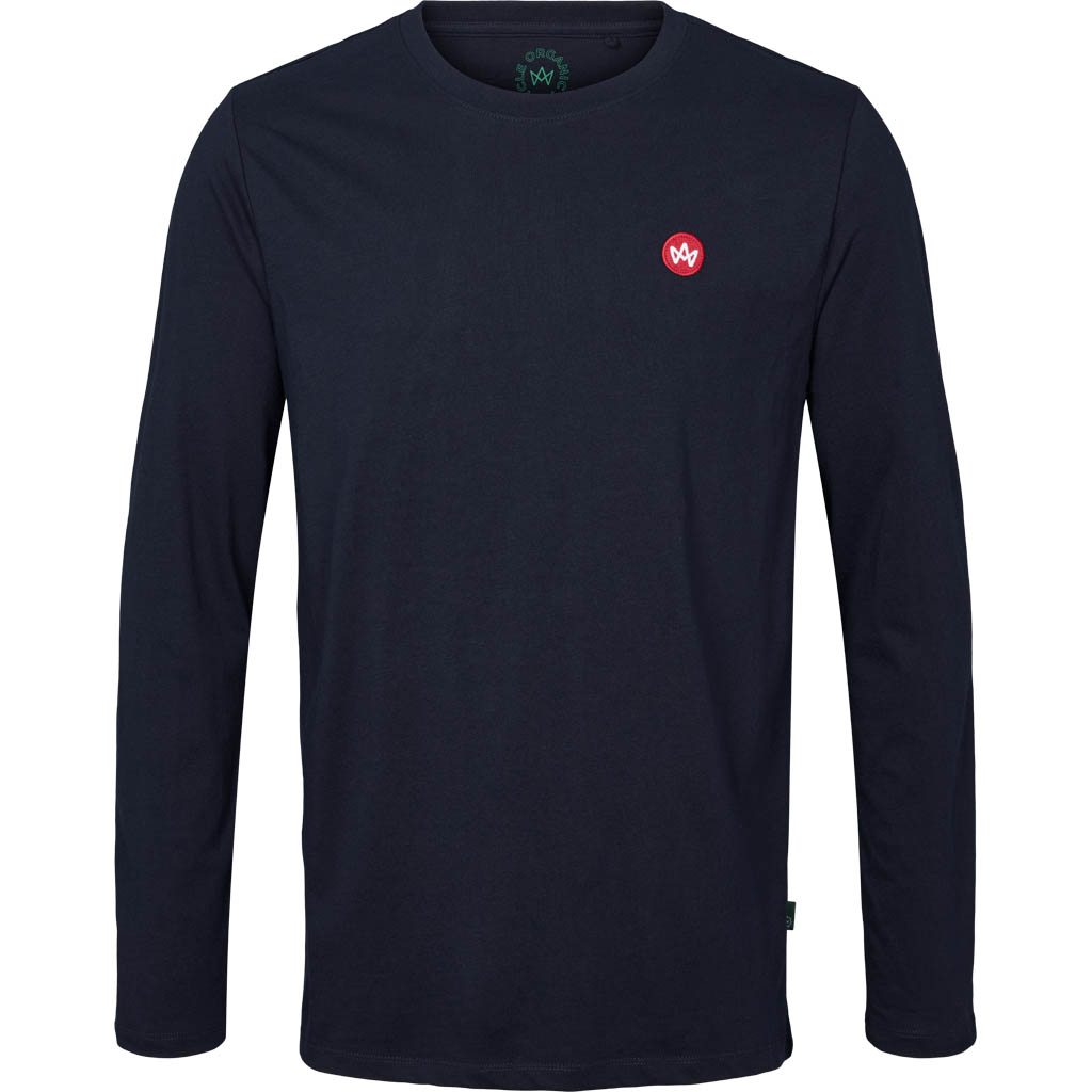 Timmi Organic/Recycled L/S tee - Navy X-Large