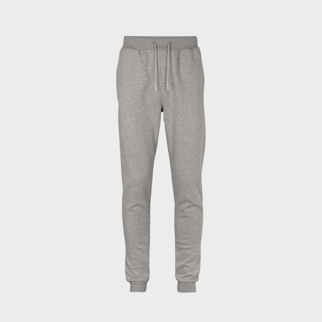 Knox Organic/Recycled sweat pants - Grey mel Large
