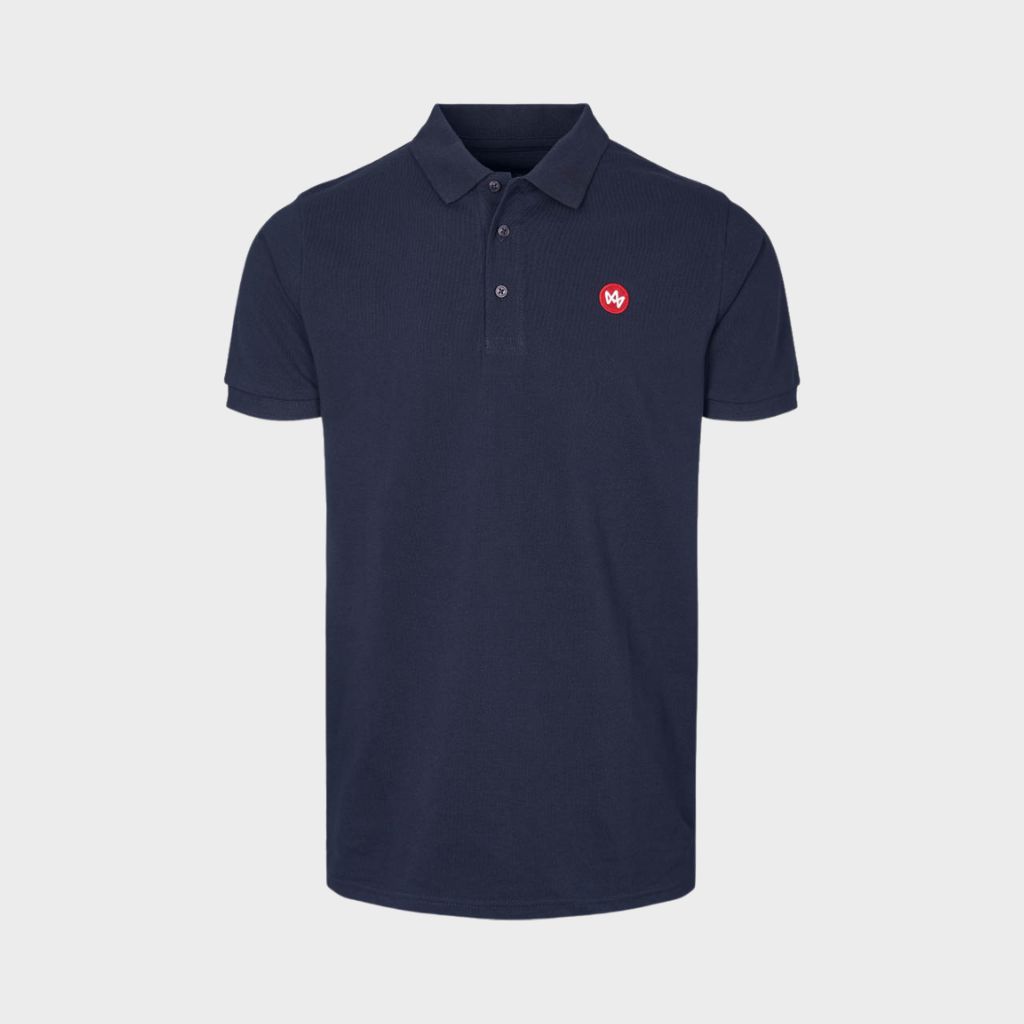 Billede af Albert Organic/Recycled polo - Navy X-Large