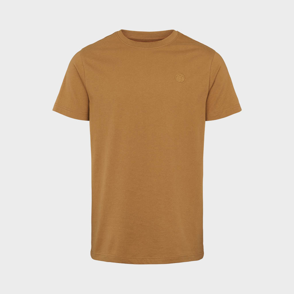 Se Timmi Organic/Recycled t-shirt - Olive Gold X-Large hos monomen
