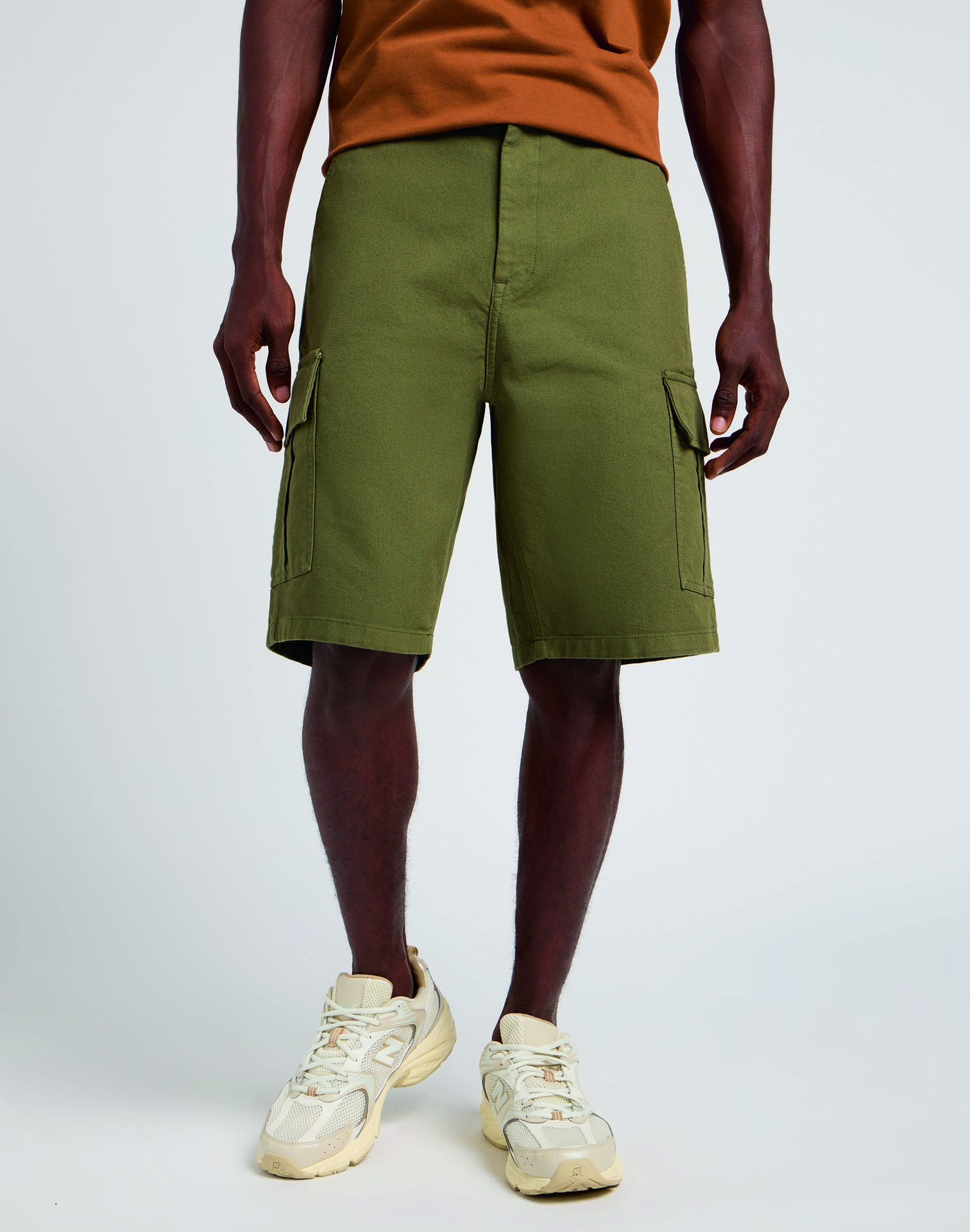 Se Lee Cargo Shorts - Olive Green W34 hos monomen