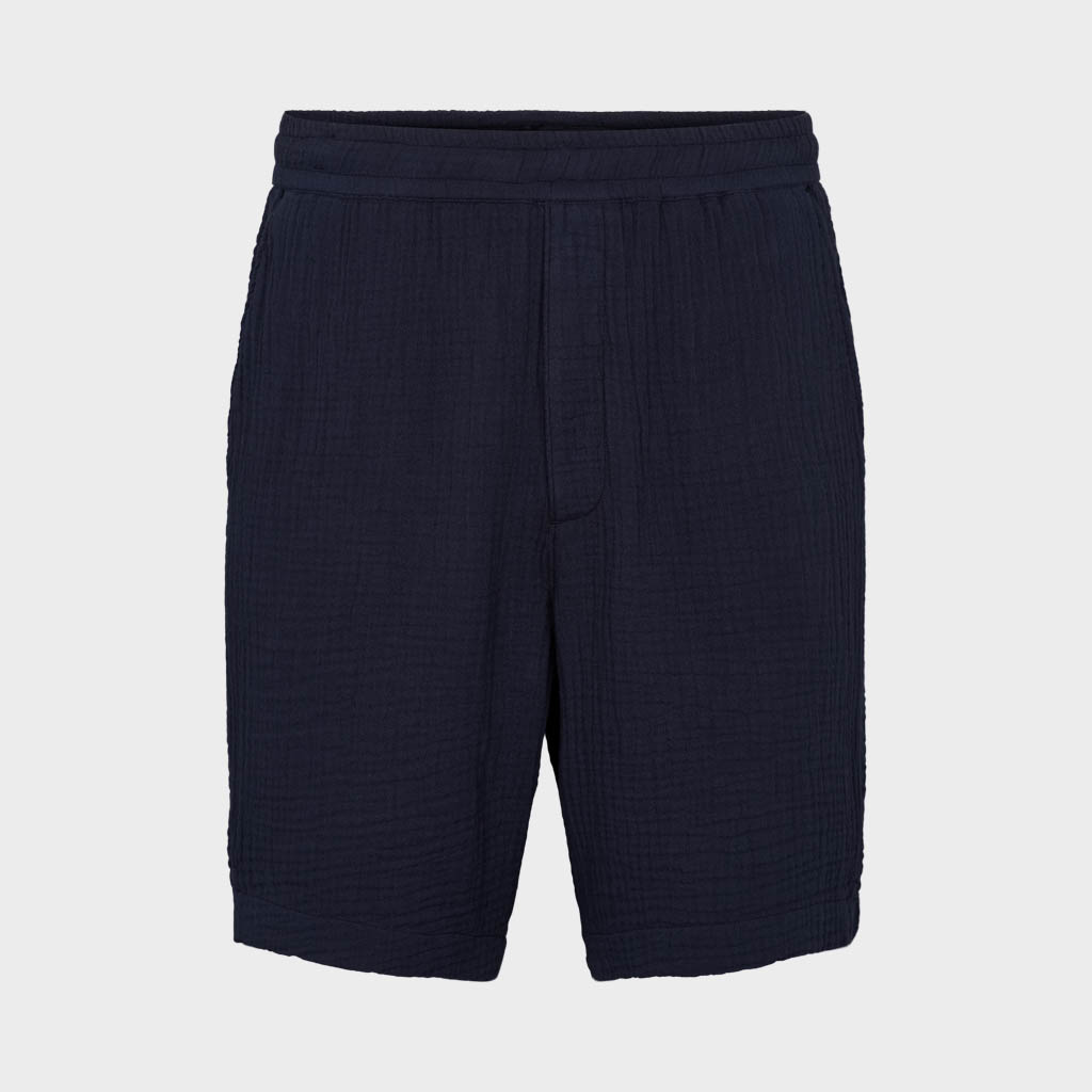 Stanley muslin shorts - Navy X-Large